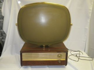 Vintage 1958 Philco Predicta Swivel Tv Television