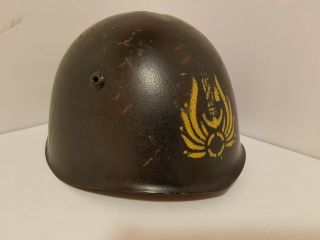 89 Italian Wwii Mussolini Black Shirts M33 Helmet