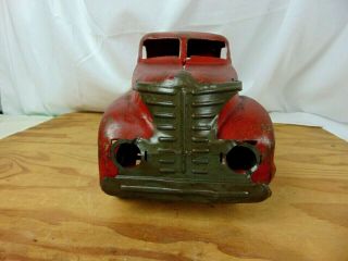 Vintage 1940s Marx DELUXE DELIVERY SERVICE Pressed - Steel Pickup Truck Toy 2