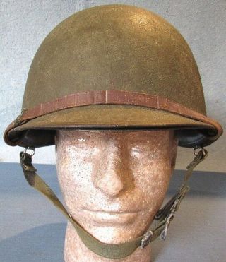 Wwii C.  1943/44 Us M1 Helmet With " Westinghouse " Liner