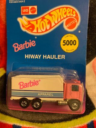 Hot Wheels Leo Barbie Hwy Hauler