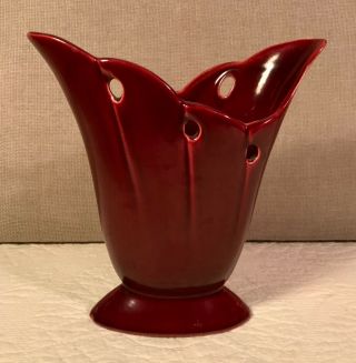 1940s Usa Pottery Art Deco Streamline Moderne Planter Flower Vase