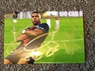 Kylian Mbappé Hand Signed Photo Autograph (and Funny Drawing / Doodle)
