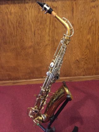 Vintage Buescher Aristocrat Alto Saxophone,  Mouthpiece,  W/hard - Case