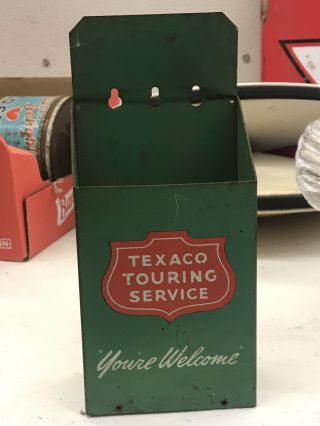 Vintage Texaco Gas Station Map Holder