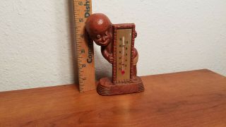 Vintage 1949 Diaper Dan African American Black Americana Thermometer - 2