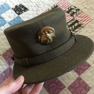 Wwii U.  S.  Army Wac Waac - Women’s Army Corps Enlisted Hobby Hat