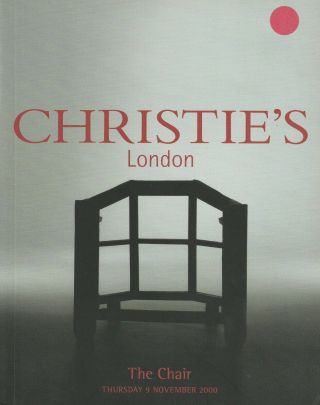 Christies The Chair 2000 Arts Crafts Nouveau Modernism Wiener Werkstatte Bauhaus