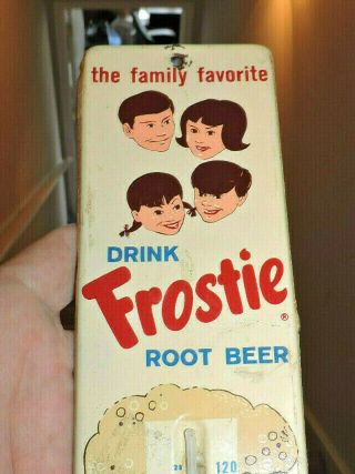 Rare Drink Frostie Root Beer Thermometer " The Family Favorite