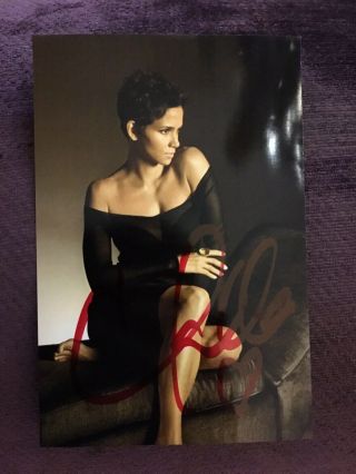 Halle Berry Hand Signed Photo Autograph Delivery By Christmas