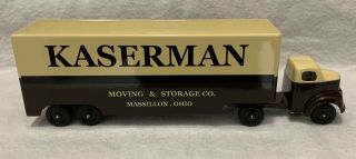 Ralstoy Diecast Truck With Kaserman Local Moving And Storage Logo Ford Coe