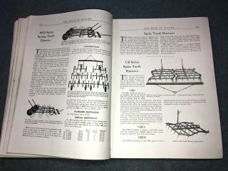 RARE 1937 BOOK OF OLIVER TRACTOR EQUIPMENT ROW CROP 70 HART PARR 18 28 44 DEALER 3