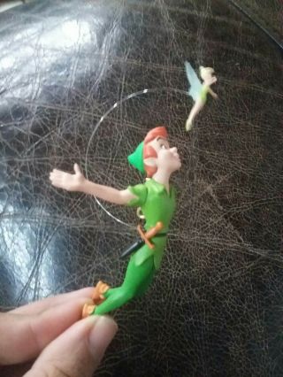 2000 Hallmark Ornament Walt Disney Peter Pan Tinkerbell Off To Neverland No Box