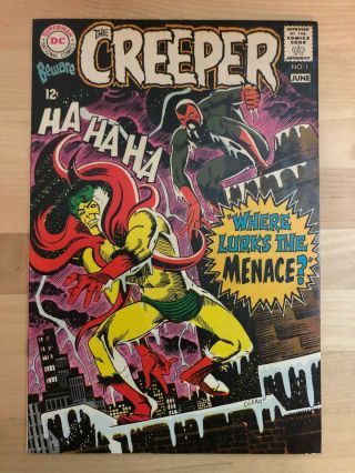 Beware The Creeper 1 Nm (9.  4) Steve Ditko Cover & Art Dc Comics