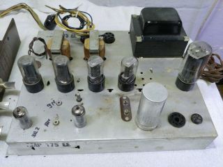 Vintage Magnavox Stereo Tube Amplifier 6v6 Push Pull With Preamp
