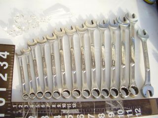 Vintage Set Of 13 Thorsen Metric Combination Wrenches Vintage 9mm - 22mm,