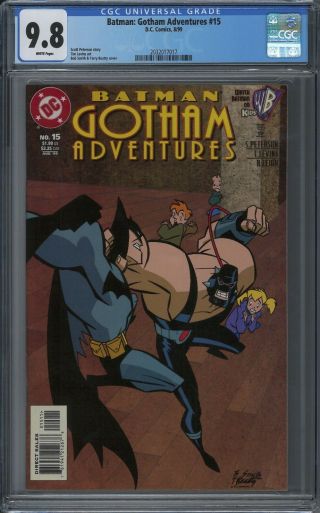 Batman Gotham Adventures 15 Cgc 9.  8 Nm/mt Dc Comics,  Animated Series