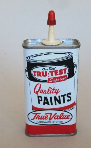 Vintage True Value Hardware 4 Oz Oil Can – Household Handy Oiler Tin Can