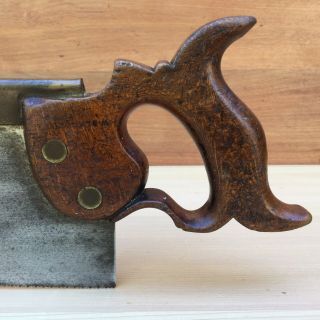 Premium Quality Sharp Vintage A.  Copley Bb Rip Tenon Saw Old Hand Tool 248