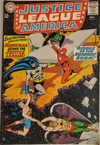 Justice League Of America 31 (vg,  4.  5) 1964 Hawkman Joins The Justice League