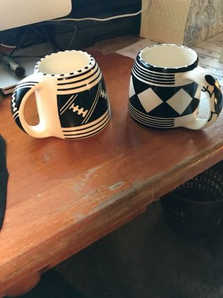 Vintage Sw Native American Mesa Verde & Mcelmo Pottery Mug Jw29 & Jw 20 Ute