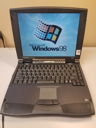 Compaq Presario 1640 Laptop Windows 98 Intel Pentium Mmx Amd - K6 Vintage