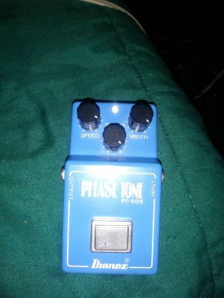 Vintage Ibanez Phase Tone Pedal Pt - 909 -.  All.