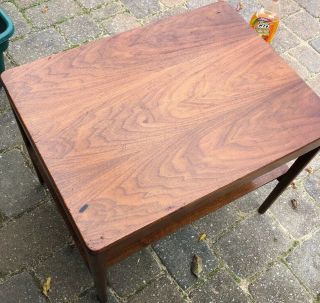 Declaration by Drexel - Vintage Mid Century 2 - Tier End Table - Walnut Wood 2