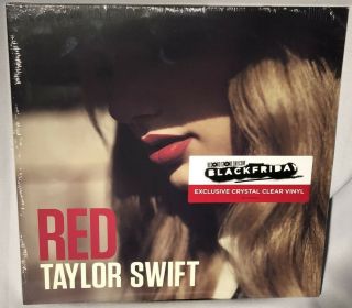 Lp Taylor Swift Red (ltd 3497,  Crystal Clear Vinyl,  Rsd 2018)