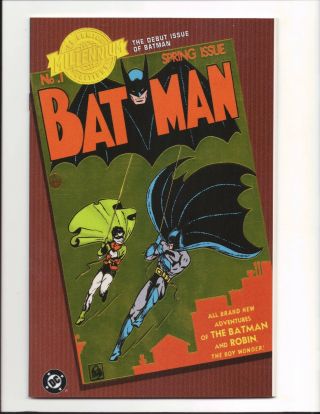 Dc Comics Millennium Edition Batman 1 Reprint Chromium Cover 1st Joker Bx6
