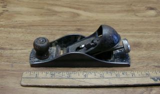 Old Tools,  Antique Stanley No.  220 Block Plane,  2 " X 7 ",  Pat 10 - 12 - 1897,  Project