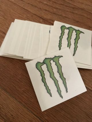 40 Monster Energy Drink Temporary Skin Decals 2 "