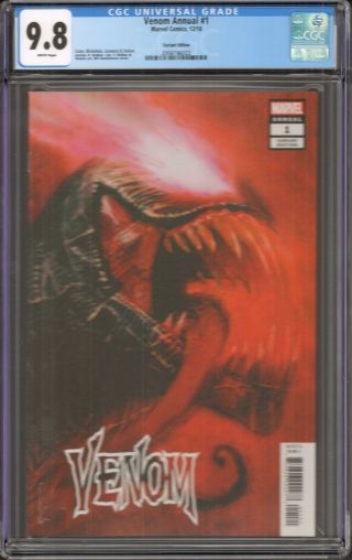 Venom Annual 1 (marvel) Cgc 9.  8 1st Print Variant