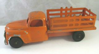 Vintage Hubley Kiddie Toy Die Cast Stake Bed Truck 458 7 "
