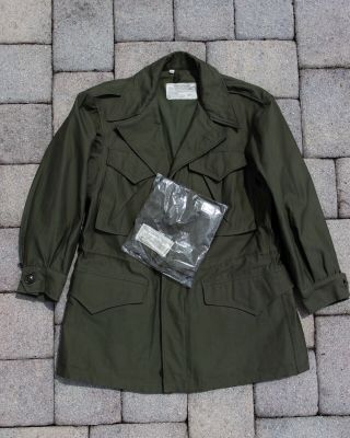 Deadstock Us Army Wwii M43 Field Jacket With Hood