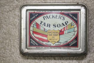 Vintage Advertising Tin Packer 