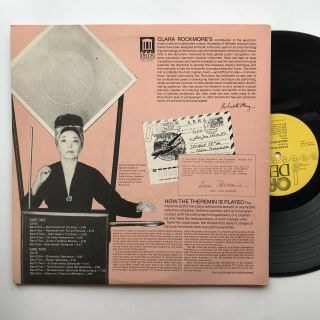 Clara Rockmore Theremin Nadia Reisenberg Delis DEL 25437 Classical Vinyl LP 2