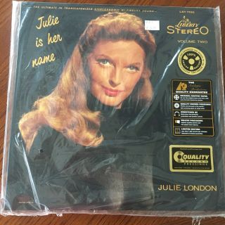 Julie London Is Her Name Volume 2 Two 2xlp 200g Vinyl Record