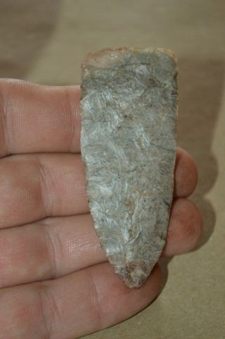 Colorful Archaic Blade Miller Co,  Missouri Oolithic Chert 2.  75 X 1.  1/8 Very Thin