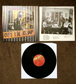 1985 1st Press Lp,  The Clash " Cut The Crap” Punk,  With Inner,  Damned Sex Pistols