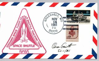 Space Shuttle Astronaut Owen Garriott Signed Sts - 2/osta - 1 Greenbelt 11/14/1981
