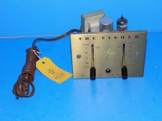 Vintage The Fisher 50 F Hi - Lo Filter System For Tube Amplifier
