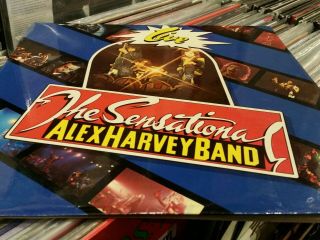 The Sensational Alex Harvey Band: Live Vinyl Lp Vertigo 1975 Ex/ex