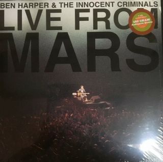 Ben Harper & Innocent Criminals Live From Mars vinyl 4 LP gatefold 3