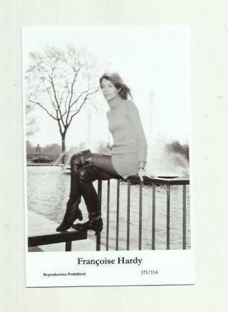 (n533) Francoise Hardy Swiftsure (371/114) Photo Postcard Film Star Pin Up