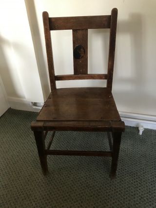 Arts And Crafts Child’s Oak Chair