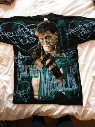 Shawn Michaels Vintage T Shirt All Over Print Wwf Wwe Wrestling