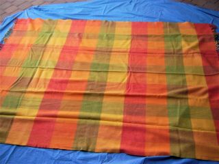 Avoca 100 Pure Wool Blanket Throw 75x55 made Ireland Plaid 2