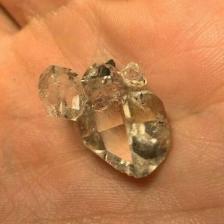 Herkimer Diamond Quartz Crystal Cluster: Hickory Hill,  Fonda,  York 3