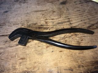 Vintage R.  Timmins & Sons No.  1 Cobblers Lasting Pliers Leatherwork English Made